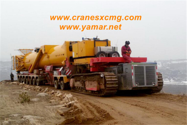 XCMG crawler tractor truck work in winter XCMG crawler tractor truck work in winter