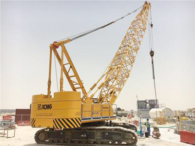XCMG crawler crane in Qatar XCMG crawler crane in Qatar