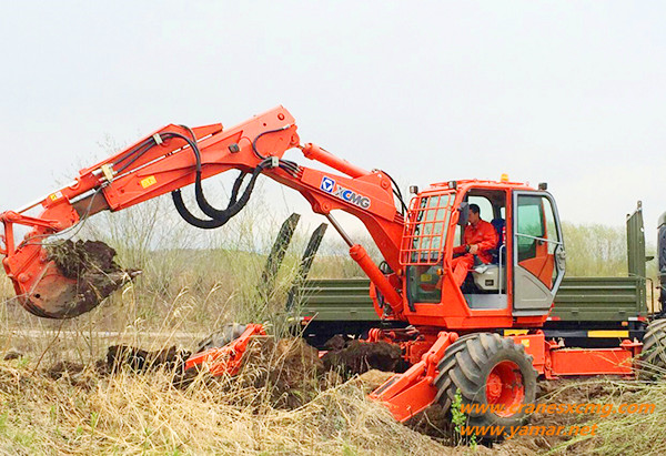 ET111 walking excavator