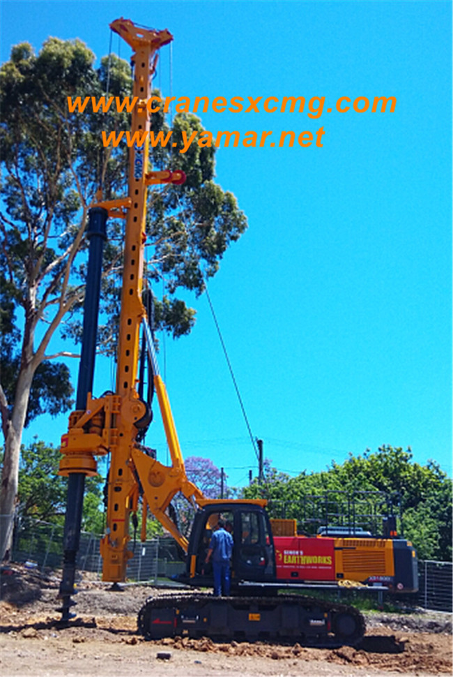 XCMG rotary drilling rig working in Australia