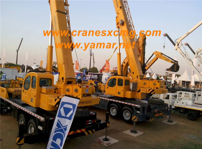 XCMG QY50KA truck crane in Bauma Conexpo South Africa 2015 Changzhou