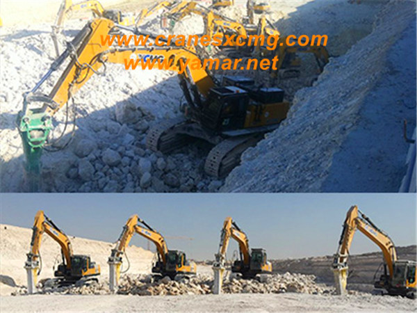 Hundreds of XCMG excavators working together in Middle East