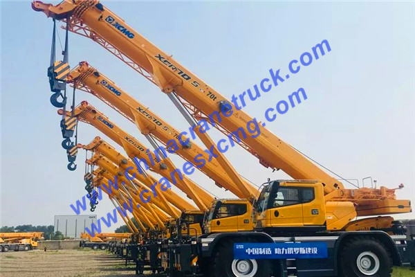 XCMG rough terrain crane export to Russia