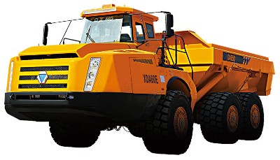 XCMG articulated dump truck