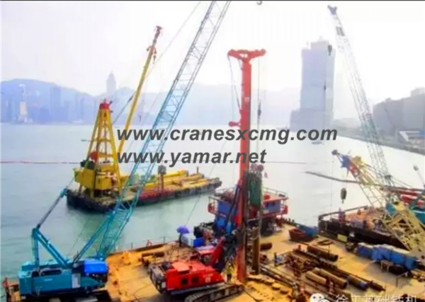XCMG rotary drilling rig in Hongkong