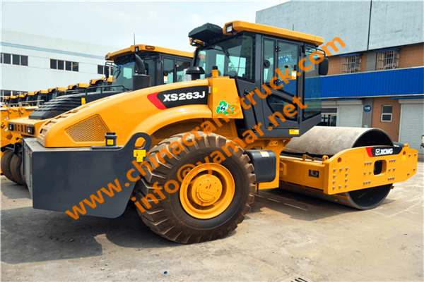 Customer order XCMG road roller from us