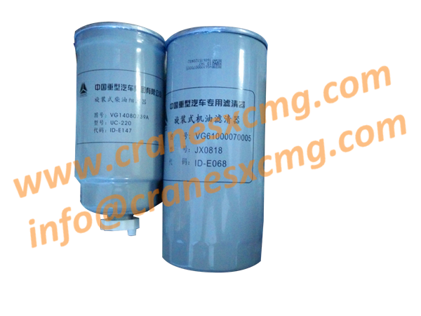 XCMG crane parts-Hydraulic Oil Filter Assy