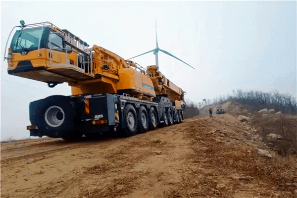 XCMG G generation all terrain crane XCA550 lift wind turbine generator