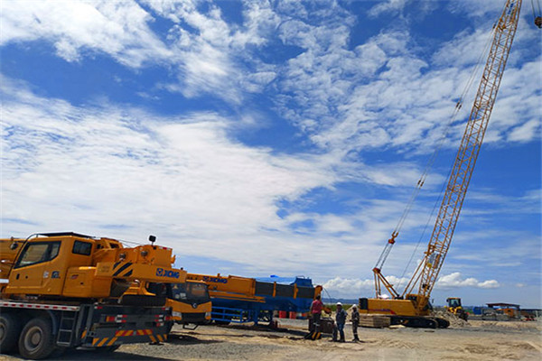 XCMG working in Brunei