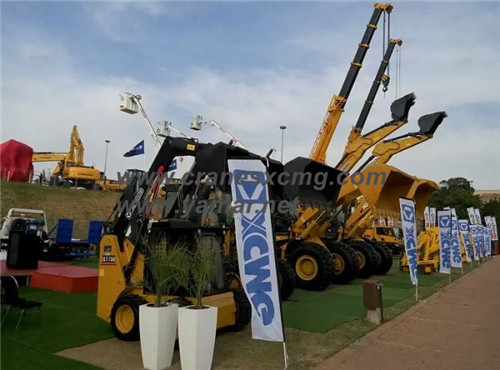 XCMG construction machinery in Bauma Conexpo South Africa