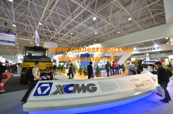 XCMG road roller in Beijing Construction Machinery Show