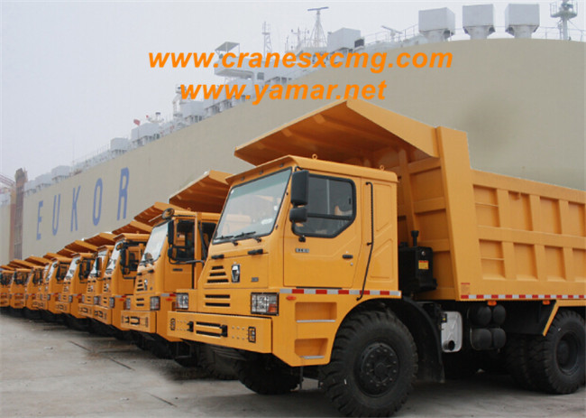 XCMG big dump truck export to Nigeria