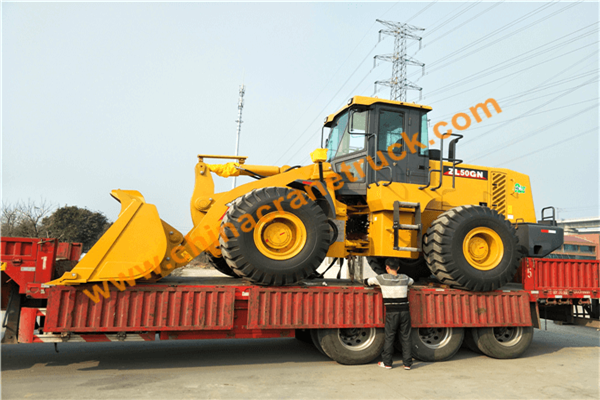 Customer order XCMG 5 ton wheel loader ZL50GN from us