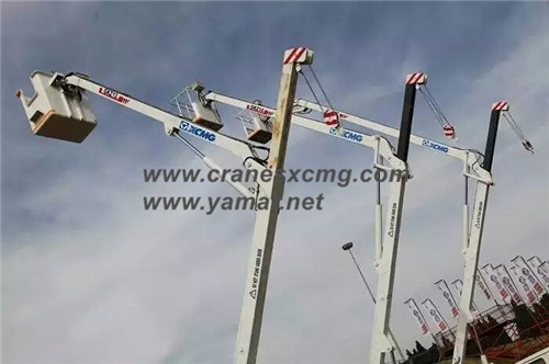 XCMG aerial working platform in Bauma Africa