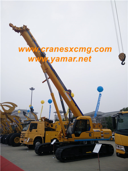 XCMG 25 ton telescopic crawler crane XGC25T (2)