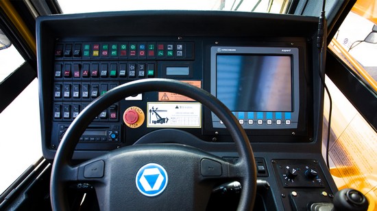 XCMG RT55E operator cab