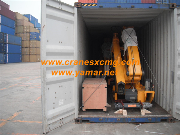 XCMG truck-mounted crane SQ6.3ZK2Q in container