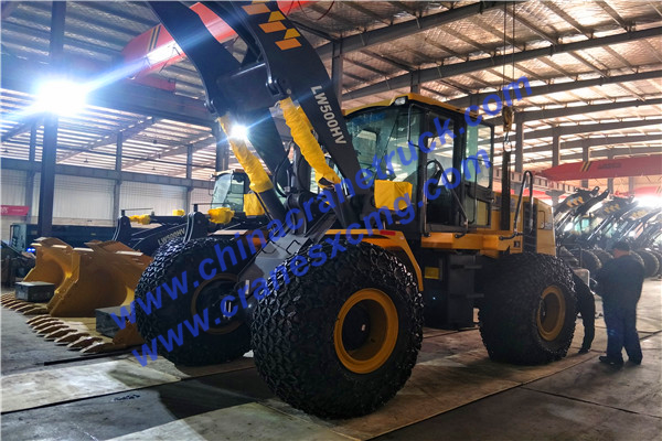 Customer order 5 ton mining wheel loader model LW500HV
