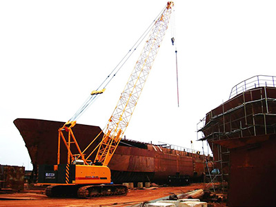 XCMG 50 ton crawler crane QUY55