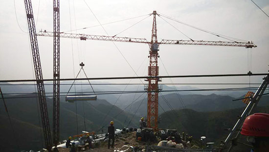 XCMG double boom tower crane XGT2T120 (2)