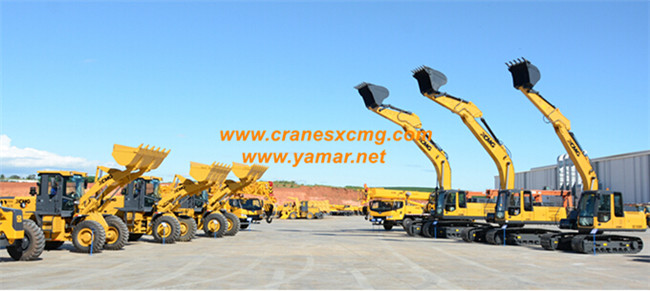 XCMG brazil truck cranes, wheel loaders, excavators, road rollers, motor graders and backhoe loaders