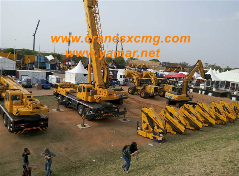 XCMG QY50KA truck crane in Bauma Conexpo South Africa 2015 Changzhou