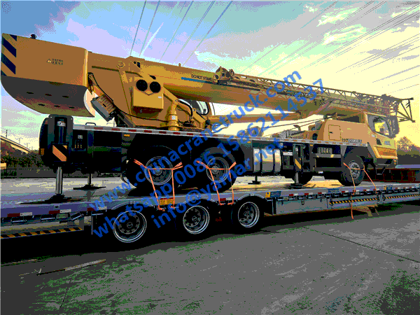 Customer buy XCMG 25 ton truck crane QY25K5D
