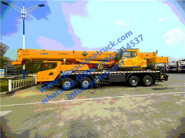 Customer order 50 ton truck crane