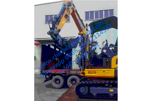 Customer Order XCMG Mini Excavator Model XE27E