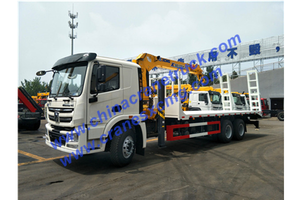 Customer order Truck-mounted crane with semi-trailer