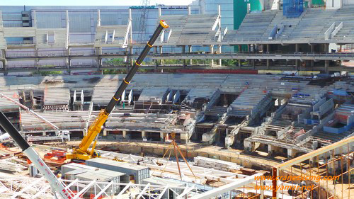 XCMG machines in Brazil for Olympic buildings - Changzhou Yamar Koope ...